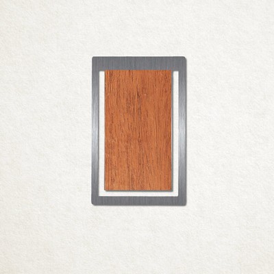 Wooden Bookmark Steel 01 (TABOR)