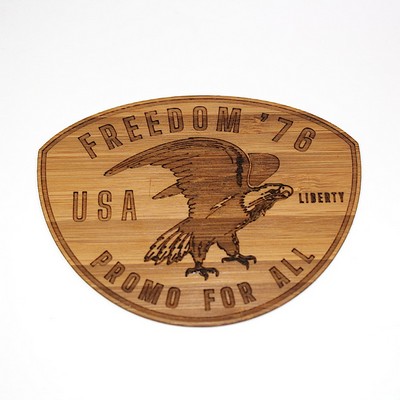 Wooden Logo Sticker (HAWKS)