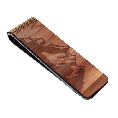 Wooden Money Clip (LEAVENWORTH)