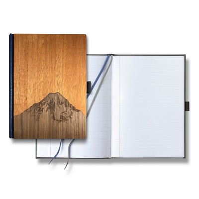 5"x7" Wooden Journal, Notebook, Planner (HELENS)